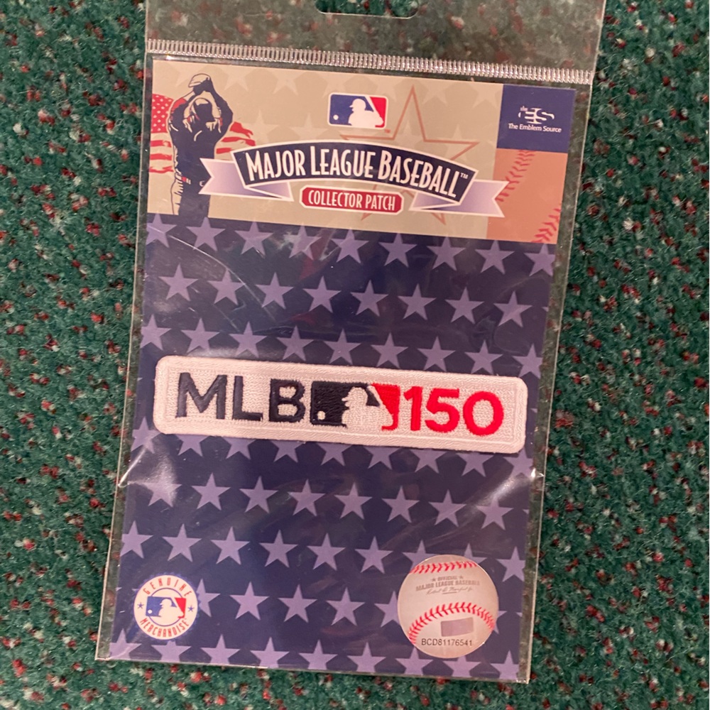 MLB collectible 150 patch new in package